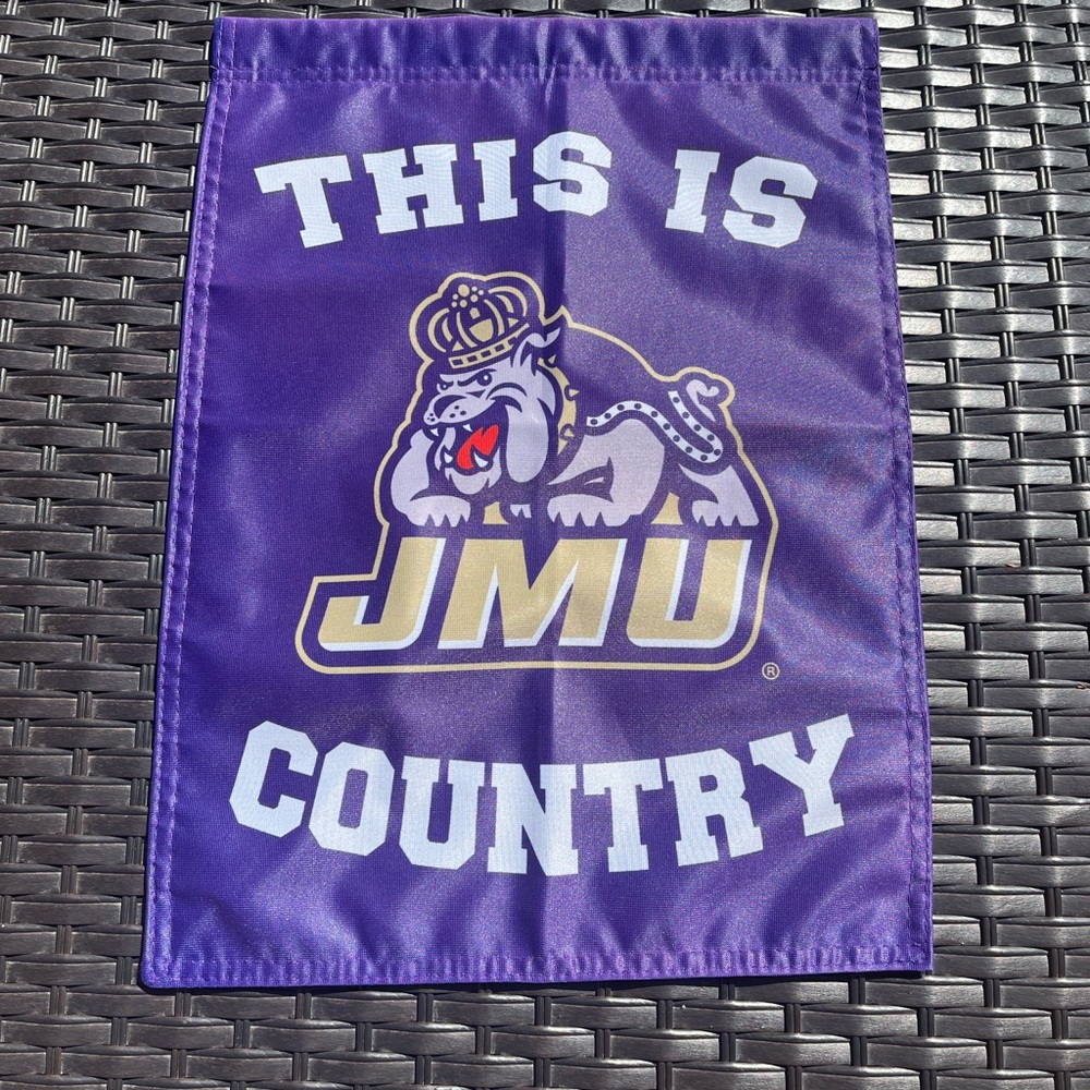 Purple James Madison University Garden Flag